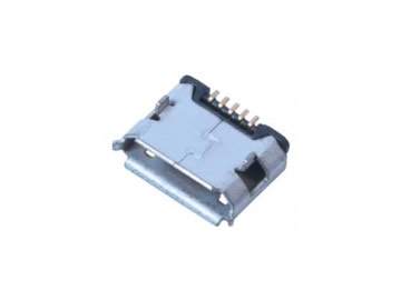 USB 5P/F B TYPE SMT 無(wú)柱插腳